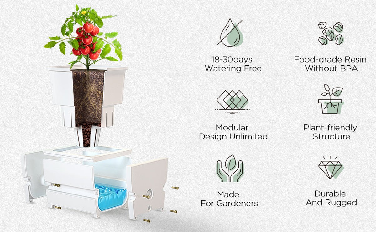 Obálka kolem květináče zachrání vám половину vody - image 2